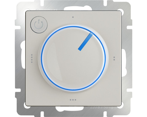 Купить W1151103/ Электроустановочные изделия - Терморегулятор электромеханический для теплого пола (слоновая кость)| VIVID-LIGHT.RU