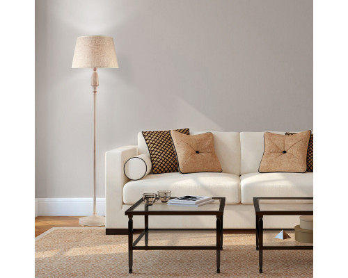 Купить Торшер Eurosvet 01081/1 белый с золотом| VIVID-LIGHT.RU