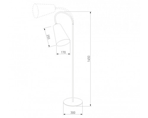 Сделать заказ Торшер TK Lighting 3079 Wire Black| VIVID-LIGHT.RU
