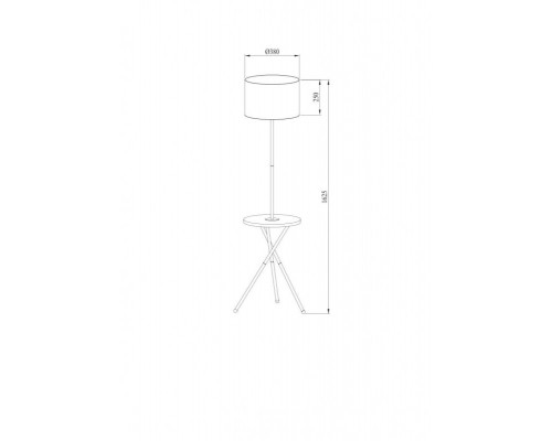 Заказать Торшер ARTE Lamp A2070PN-1BK| VIVID-LIGHT.RU