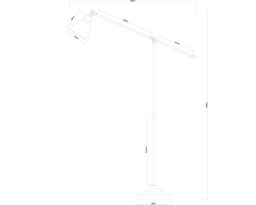Заказать Торшер ARTE Lamp A2054PN-1AB| VIVID-LIGHT.RU
