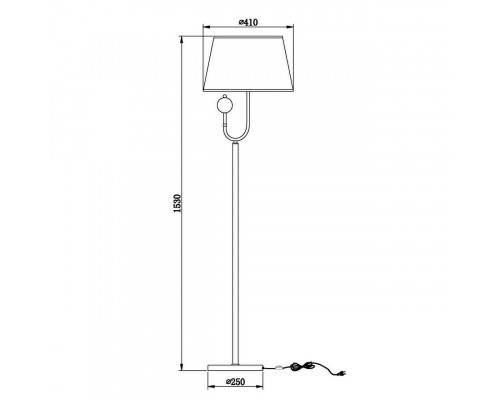Оформить заказ Торшер Vele Luce VL1933F01| VIVID-LIGHT.RU