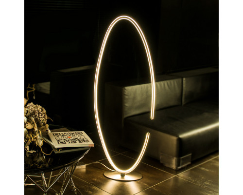 Купить Торшер Eurosvet 80415/1 сатин-никель| VIVID-LIGHT.RU