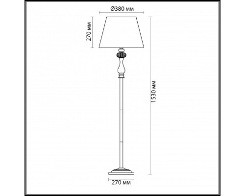 Сделать заказ Торшер Odeon Light 3393/1F| VIVID-LIGHT.RU