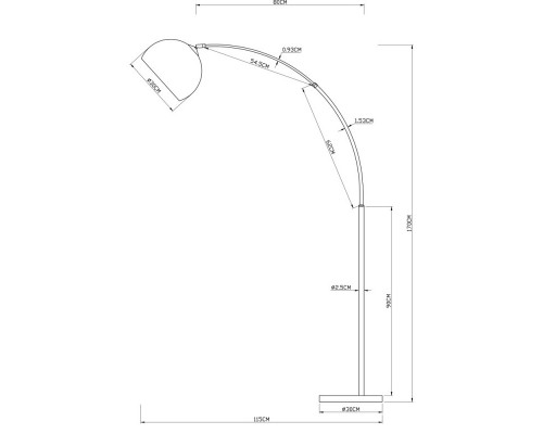Купить Торшер ARTE Lamp A5822PN-1SS| VIVID-LIGHT.RU
