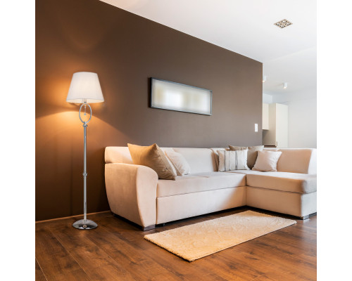 Сделать заказ Торшер Eurosvet 01056/1 хром/прозрачный| VIVID-LIGHT.RU