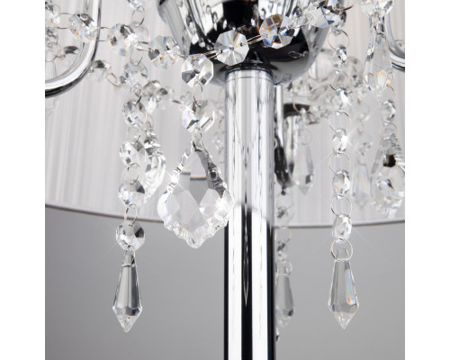 Купить Торшер Eurosvet 2045/3F хром/белый торшер| VIVID-LIGHT.RU