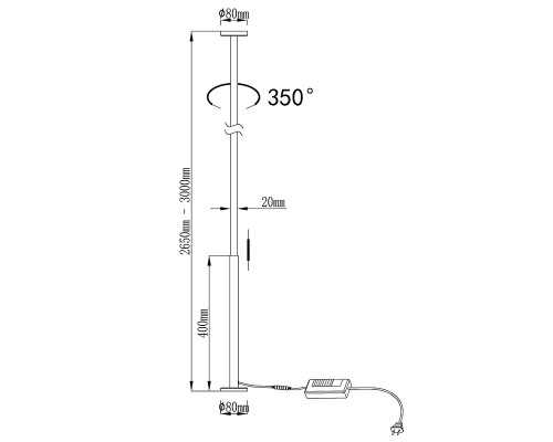Сделать заказ Торшер Mantra 7354| VIVID-LIGHT.RU
