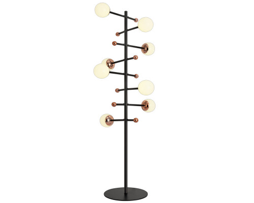 Купить Торшер Natali Kovaltseva LED LAMPS 81344/1F GOLD BLACK| VIVID-LIGHT.RU