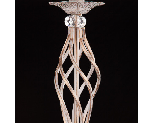 Купить Торшер Eurosvet 01003/1 белый с золотом| VIVID-LIGHT.RU