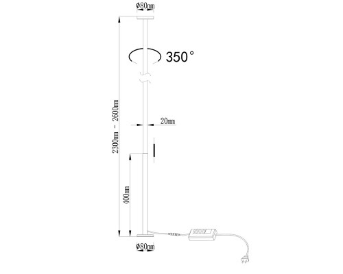 Купить Торшер Mantra 7358| VIVID-LIGHT.RU