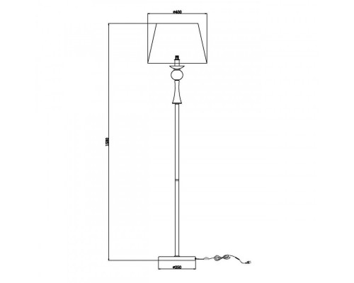 Купить Торшер Vele Luce VL1973F01| VIVID-LIGHT.RU