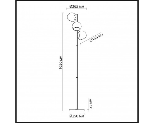 Сделать заказ Торшер LUMION 3769/3F| VIVID-LIGHT.RU