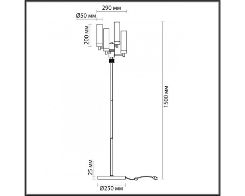 Купить Торшер LUMION 5274/4F| VIVID-LIGHT.RU
