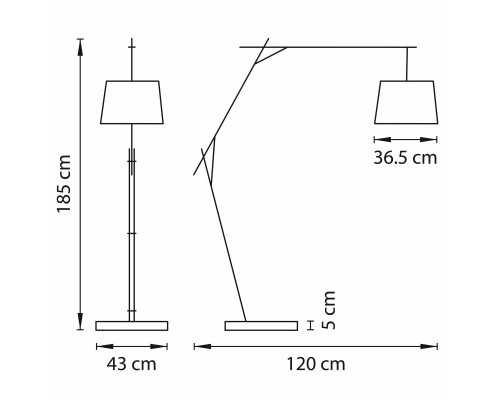Купить Торшер Lightstar 808717| VIVID-LIGHT.RU