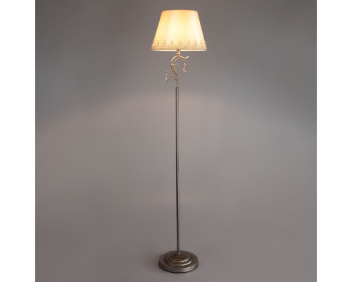 Купить Торшер Eurosvet 01023/1 серебро| VIVID-LIGHT.RU