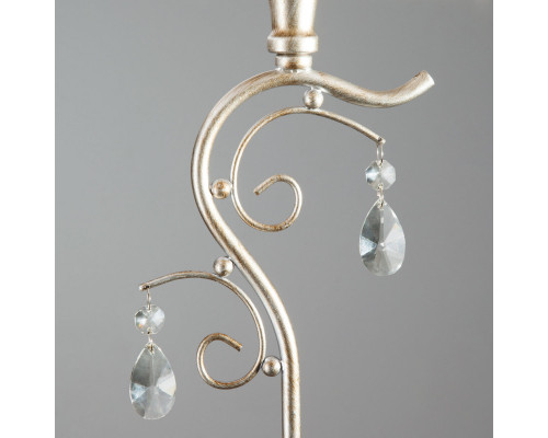 Купить Торшер Eurosvet 01023/1 серебро| VIVID-LIGHT.RU