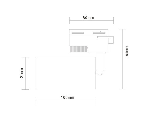 Купить Светильник на шине ST-Luce ST300.506.01| VIVID-LIGHT.RU