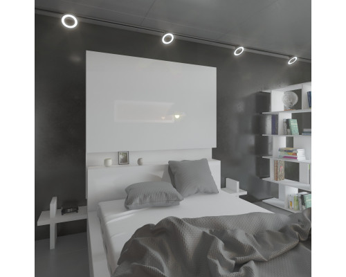 Купить Светильник на шине Elektrostandard Spila серебро 12W 4200K (85079/01) однофазный| VIVID-LIGHT.RU