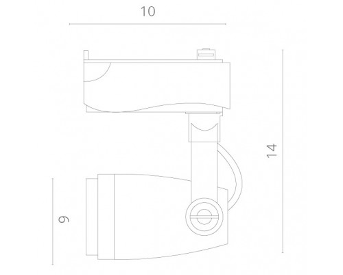 Заказать Светильник на шине ARTE Lamp A5910PL-1BK| VIVID-LIGHT.RU