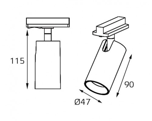 Оформить заказ Светильник на шине ITALLINE TR 3006 gold| VIVID-LIGHT.RU