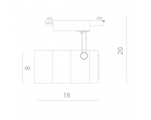 Оформить заказ Светильник на шине ARTE Lamp A2707PL-1WH| VIVID-LIGHT.RU
