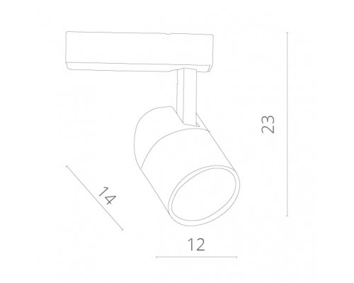 Купить Светильник на шине ARTE Lamp A5750PL-1BK| VIVID-LIGHT.RU