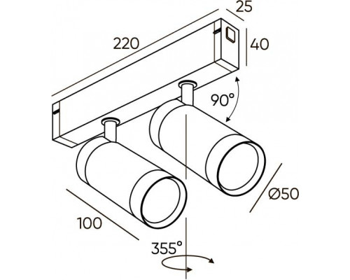 Оформить заказ Светильник на шине Denkirs DK8012-WH| VIVID-LIGHT.RU
