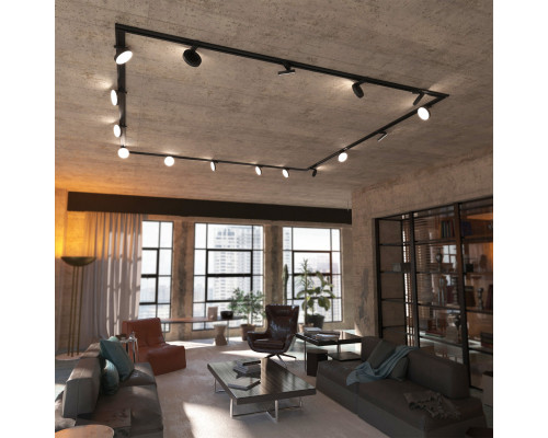 Оформить заказ Светильник на шине Elektrostandard Pila черный 12W 4200K (85078/01) однофазный| VIVID-LIGHT.RU