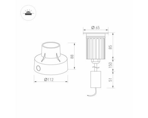 Сделать заказ Тротуарный светильник Arlight 028047| VIVID-LIGHT.RU