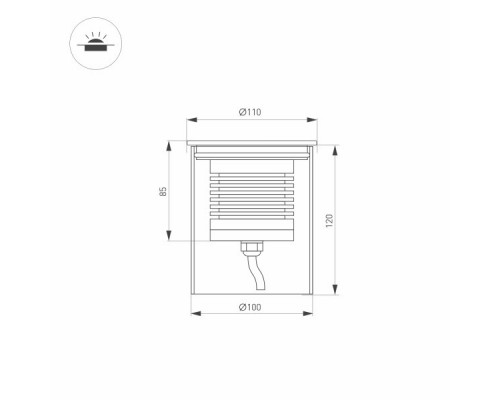 Заказать Тротуарный светильник Arlight 033578| VIVID-LIGHT.RU