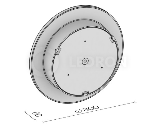 Оформить заказ Светильник настенный LeDron GW-8663/30 WHITE| VIVID-LIGHT.RU