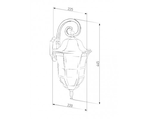 Сделать заказ Светильник настенный Elektrostandard Dorado D черное золото (GL 1013D)| VIVID-LIGHT.RU