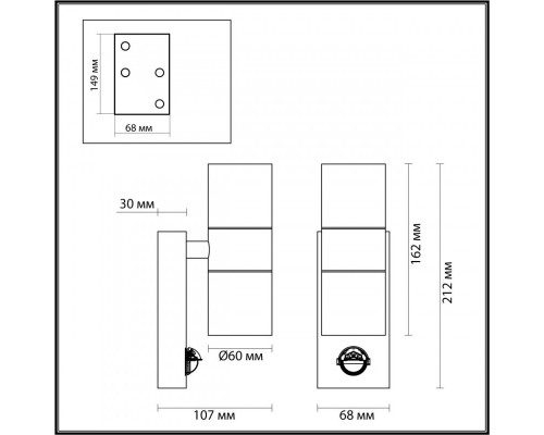 Сделать заказ Светильник настенный Odeon Light 4389/2W| VIVID-LIGHT.RU