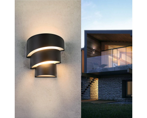 Сделать заказ Светильник настенный Elektrostandard 1535 TECHNO LED HELIX черный| VIVID-LIGHT.RU