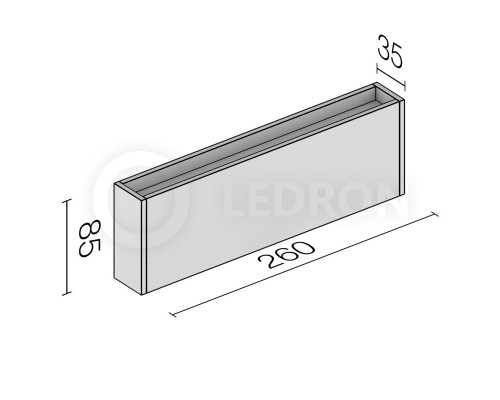 Сделать заказ Светильник настенный LeDron GW-M066/26 WHITE| VIVID-LIGHT.RU