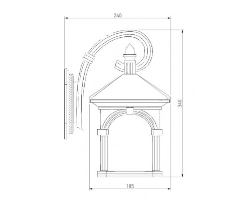 Купить Светильник настенный Elektrostandard Corvus D капучино (GL 1021D)| VIVID-LIGHT.RU