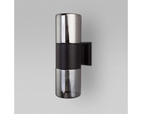 Сделать заказ Светильник настенный Elektrostandard Roil (35125/D) чёрный/дымчатый плафон| VIVID-LIGHT.RU