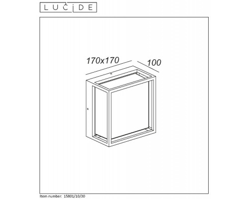 Заказать Светильник настенный LUCIDE 15801/10/30| VIVID-LIGHT.RU