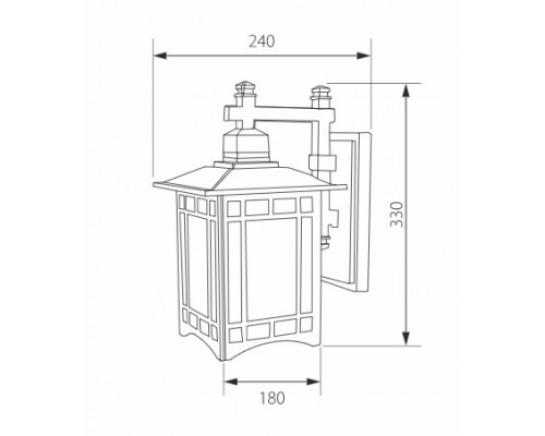 Заказать Светильник настенный Elektrostandard Vela D кофейное золото (GL 1019D)| VIVID-LIGHT.RU