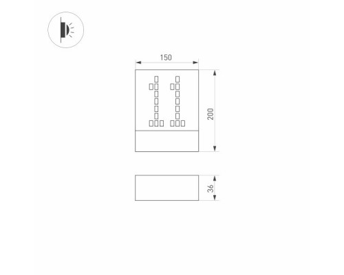Заказать Светильник настенный Arlight 030022| VIVID-LIGHT.RU
