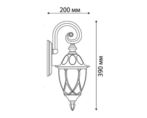 Купить Светильник настенный Elektrostandard Orion черный| VIVID-LIGHT.RU