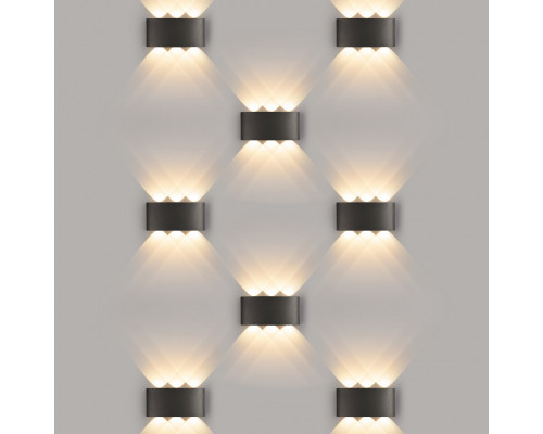 Заказать Светильник настенный Elektrostandard 1551 TECHNO LED TWINKY TRIO черный| VIVID-LIGHT.RU