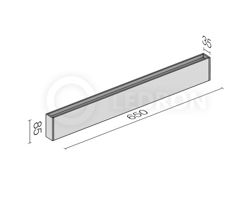 Сделать заказ Светильник настенный LeDron GW-M066/65 BLACK| VIVID-LIGHT.RU