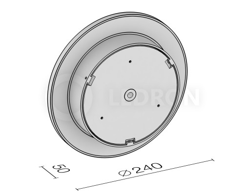 Оформить заказ Светильник настенный LeDron GW-8663/24 WHITE| VIVID-LIGHT.RU