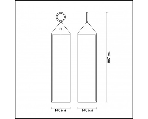 Оформить заказ Уличный светильник Odeon Light 4606/2TL| VIVID-LIGHT.RU