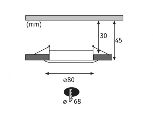Оформить заказ Влагозащищенный светильник Paulmann 92808| VIVID-LIGHT.RU