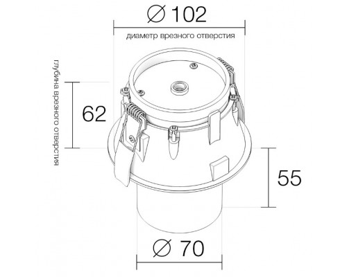 Заказать Влагозащищенный светильник LeDron EVA DANNY MINI H61 Black| VIVID-LIGHT.RU