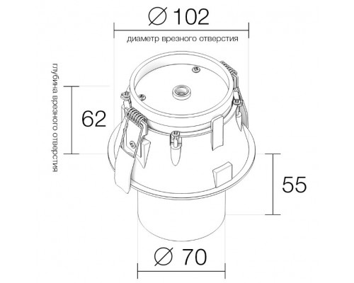 Заказать Влагозащищенный светильник LeDron EVA DANNY MINI H61 White| VIVID-LIGHT.RU