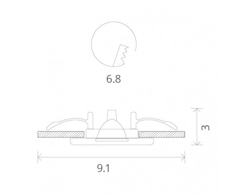 Купить Влагозащищенный светильник ARTE Lamp A2024PL-1SS| VIVID-LIGHT.RU